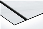 TroLase Thins Indoor LT354-202ADH Br Alum on Black .020-  12x24 /w 3M-9502 Adhesive