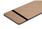 TroLase Thins Indoor LT894-202ADH Brushed Copper on Black .020-  12x24 /w 3M-9502 Adhesive